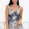 Subtle Bloom Floral Tank Top