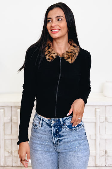 Light The Trail Leopard Cardigan - 2 Colors!