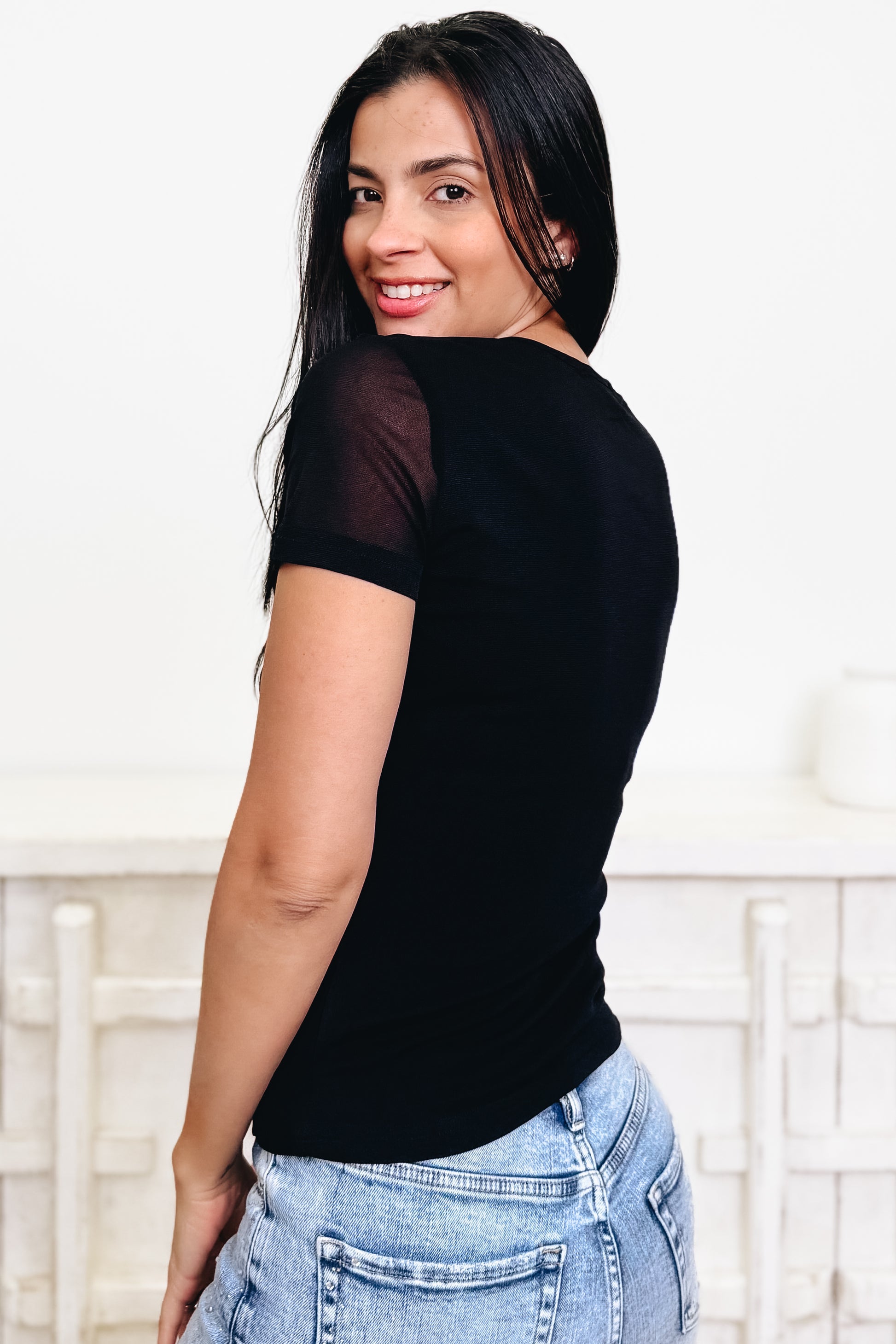 Rhinestone Queen Top