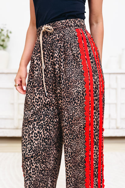 Lace & Sport Leopard Pants - 3 Colors!
