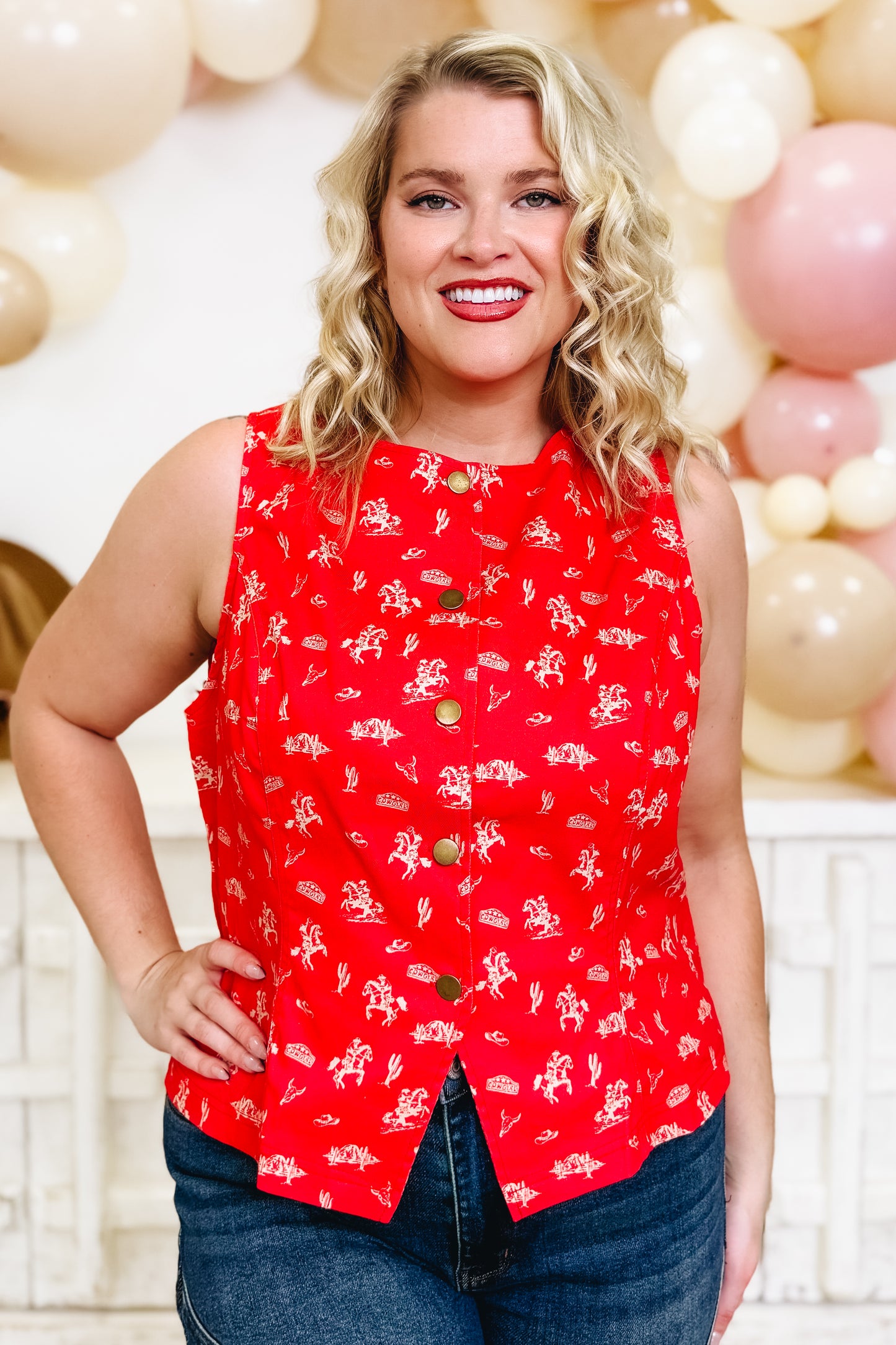 Saddle Up For A Good Time Vest Top