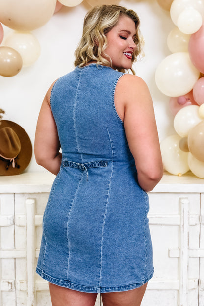 Down Home Roots Denim Dress