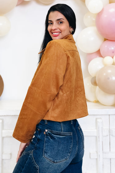 All Dialed In Suede Jacket