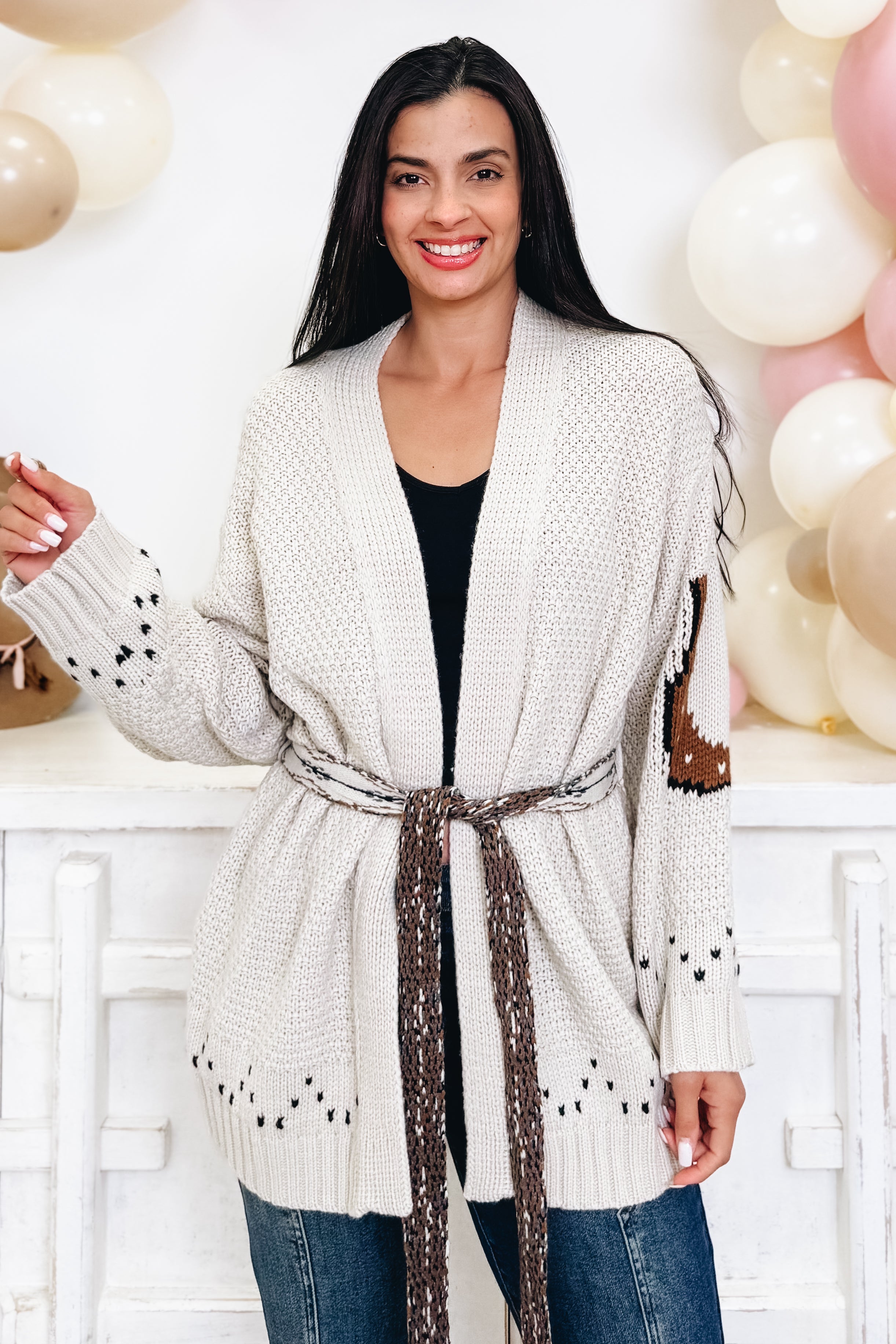 Mimi Rae Sweet Mimi Belted Cardigan – By Alexa Rae
