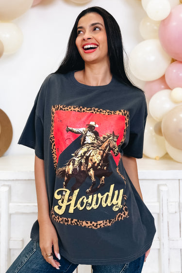 Howdy Western Graphic Tee - 2 Colors!