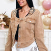 Favorite Part Of You Western Buckle Denim Jacket