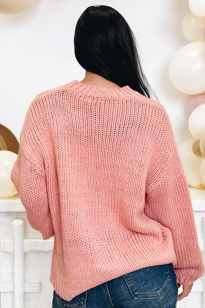 Knot Your Average Cowgirl Boots Ribbon Sweater