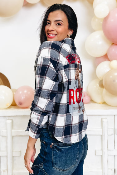 Wild Wild West Rodeo Button Down Top