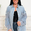All In Button Down Shacket - 2 Colors!
