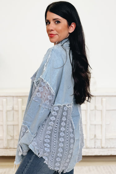 All In Button Down Shacket - 2 Colors!