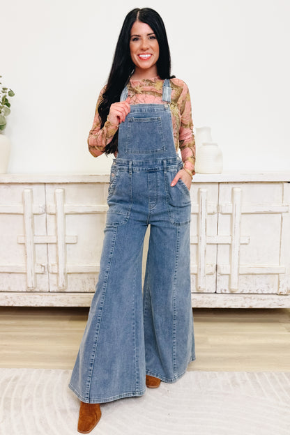 For The Long Haul Denim Overalls