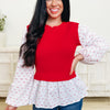 First Crush Sweater Vest Top