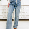 Blessed & Favored Pants - Washed Denim