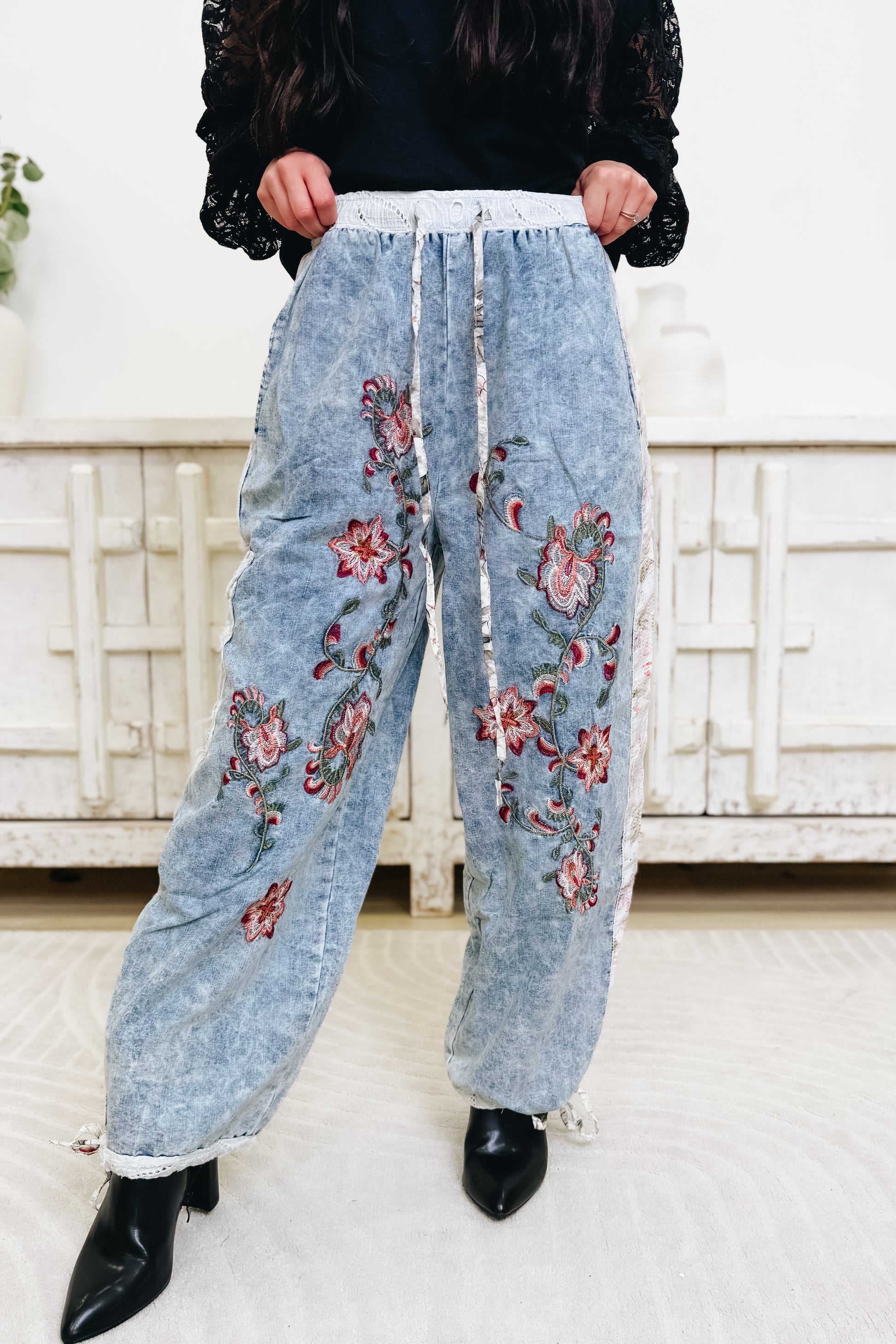 When In Rome Joggers - Denim