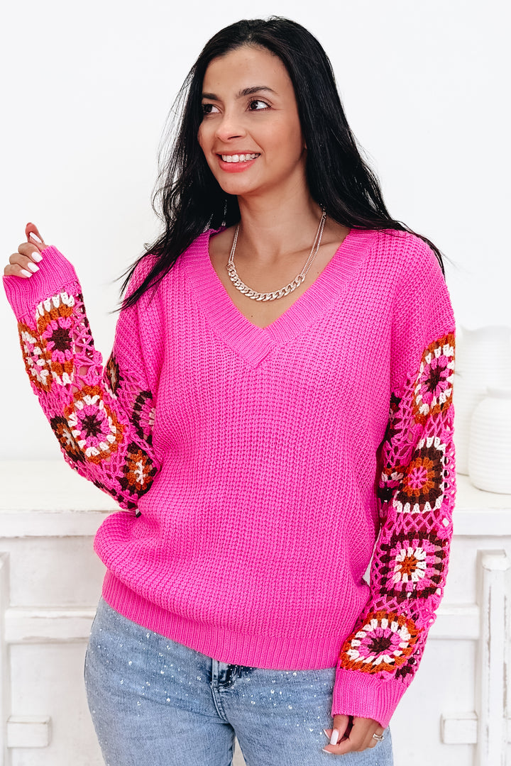 Pattern Transitions Sweater - 2 Colors!