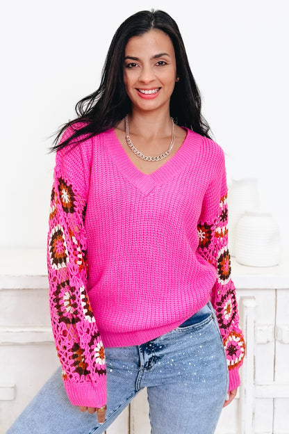 Pattern Transitions Sweater - 2 Colors!