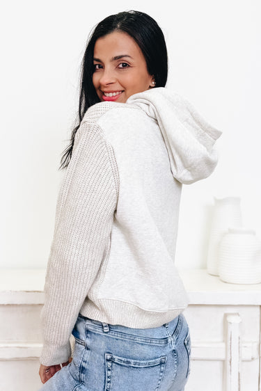 Lead The Way Knitted Hooded Sweater