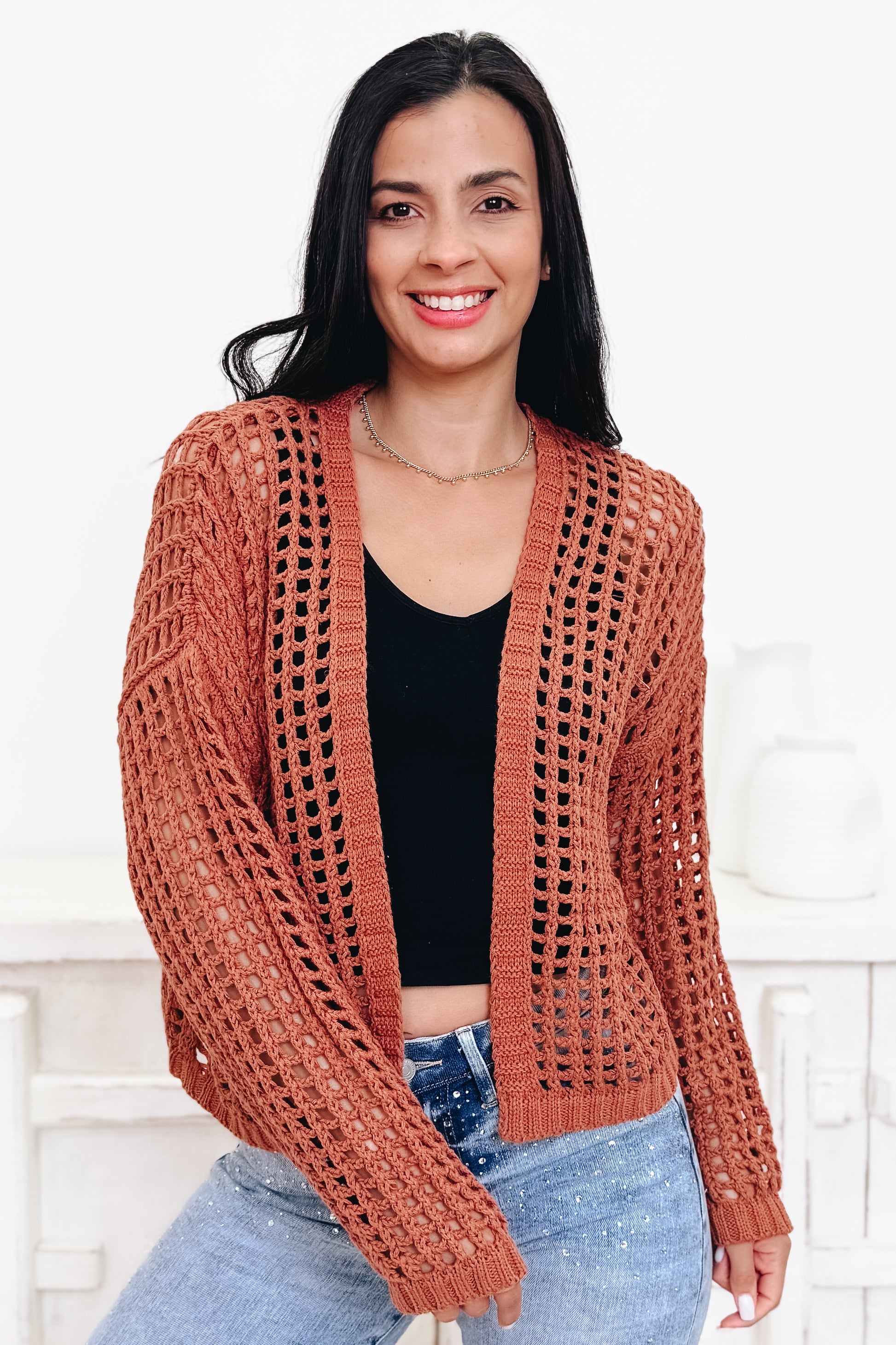 Open Horizons Crochet Cardigan- 3 Colors!