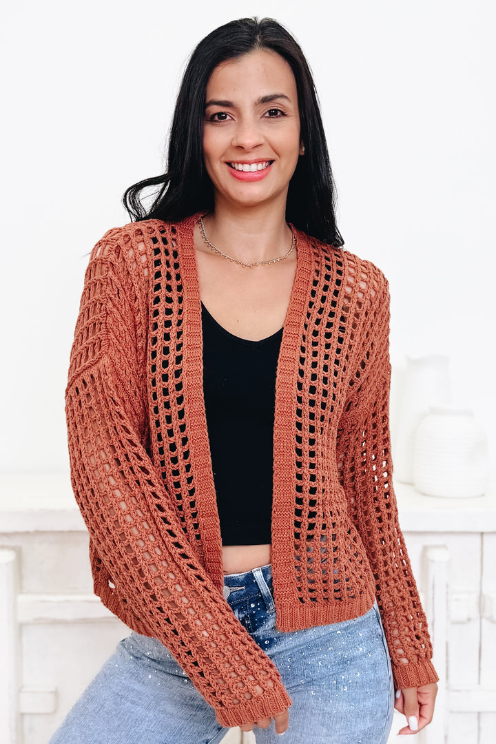 Open Horizons Crochet Cardigan- 3 Colors!