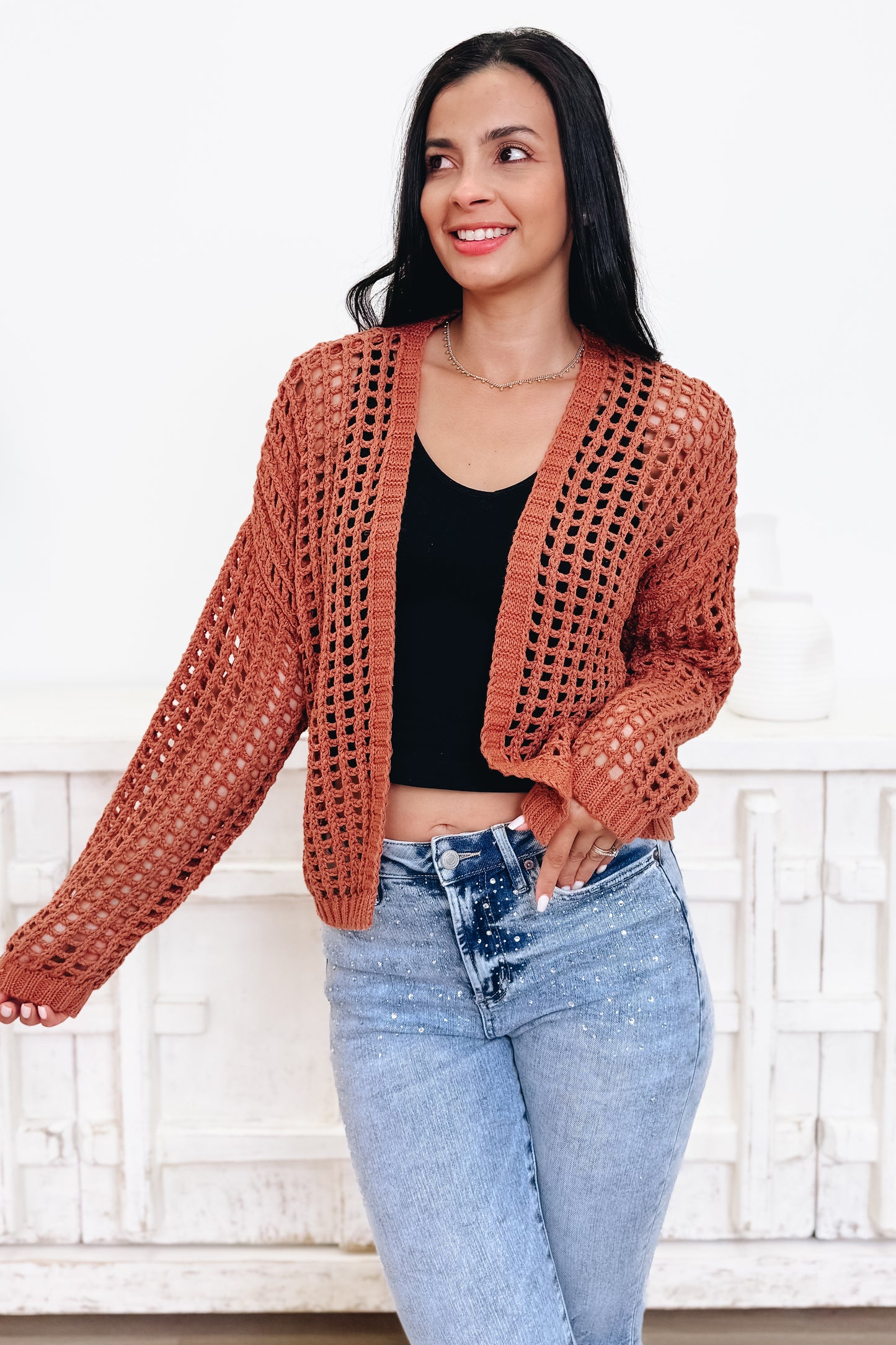 Open Horizons Crochet Cardigan- 3 Colors!
