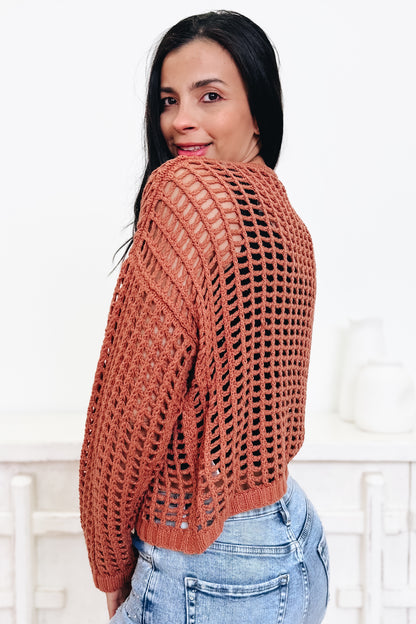 Open Horizons Crochet Cardigan- 3 Colors!