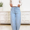Built Different By Flying Monkey - High Rise Barrel Jeans