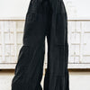 Waves Of Grace Tiered Pants - Black