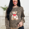 Teddy Bear Leopard Sweatshirt
