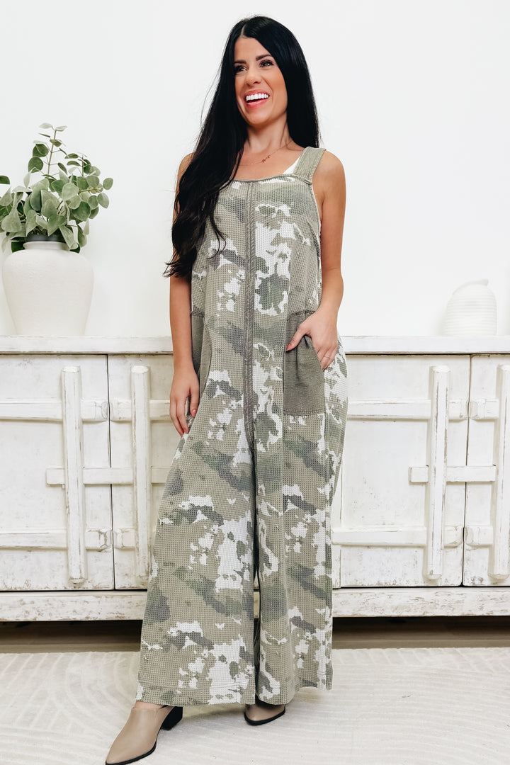 Now You See Me Camo Jumpsuit