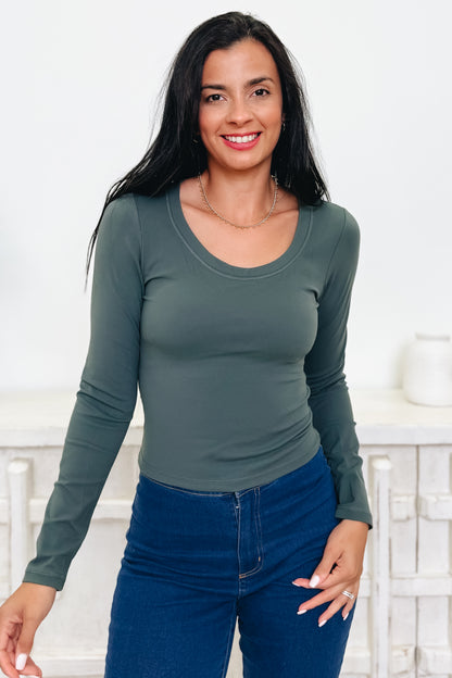 Stay Active Built In Bra Top - 2 Colors!