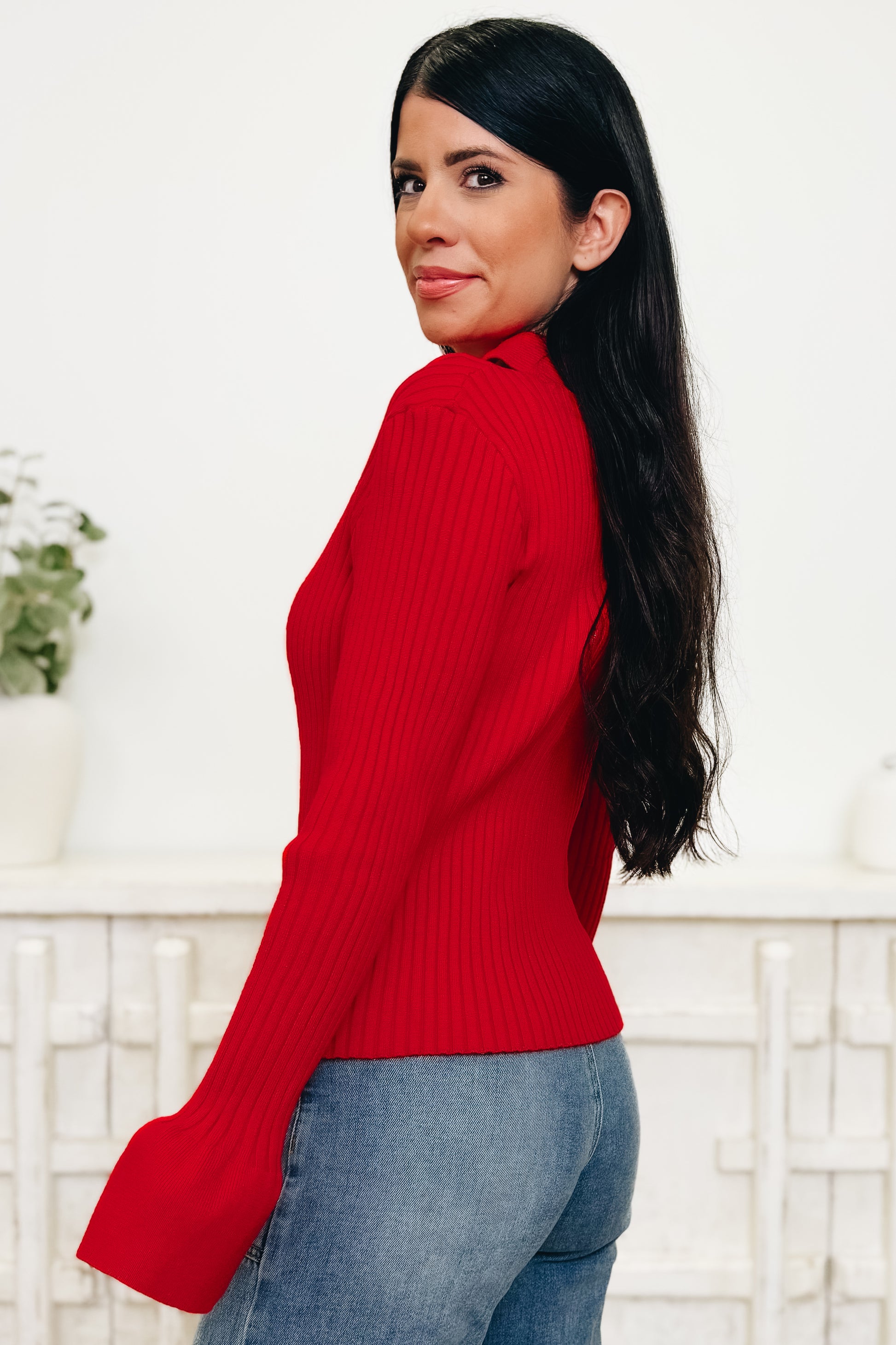 Twisted Treat Sweater Top - 2 Colors!