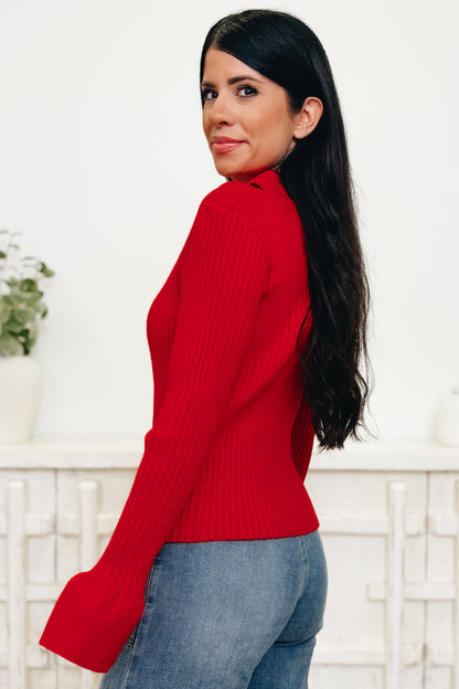 Twisted Treat Sweater Top - 2 Colors!