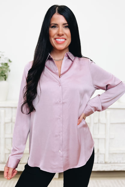 No Better Shine Button Down Top - 2 Colors!