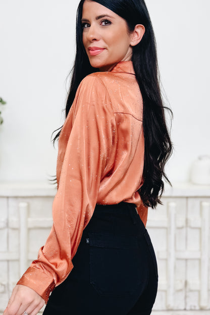 Give Em Your Shine Button Down Top