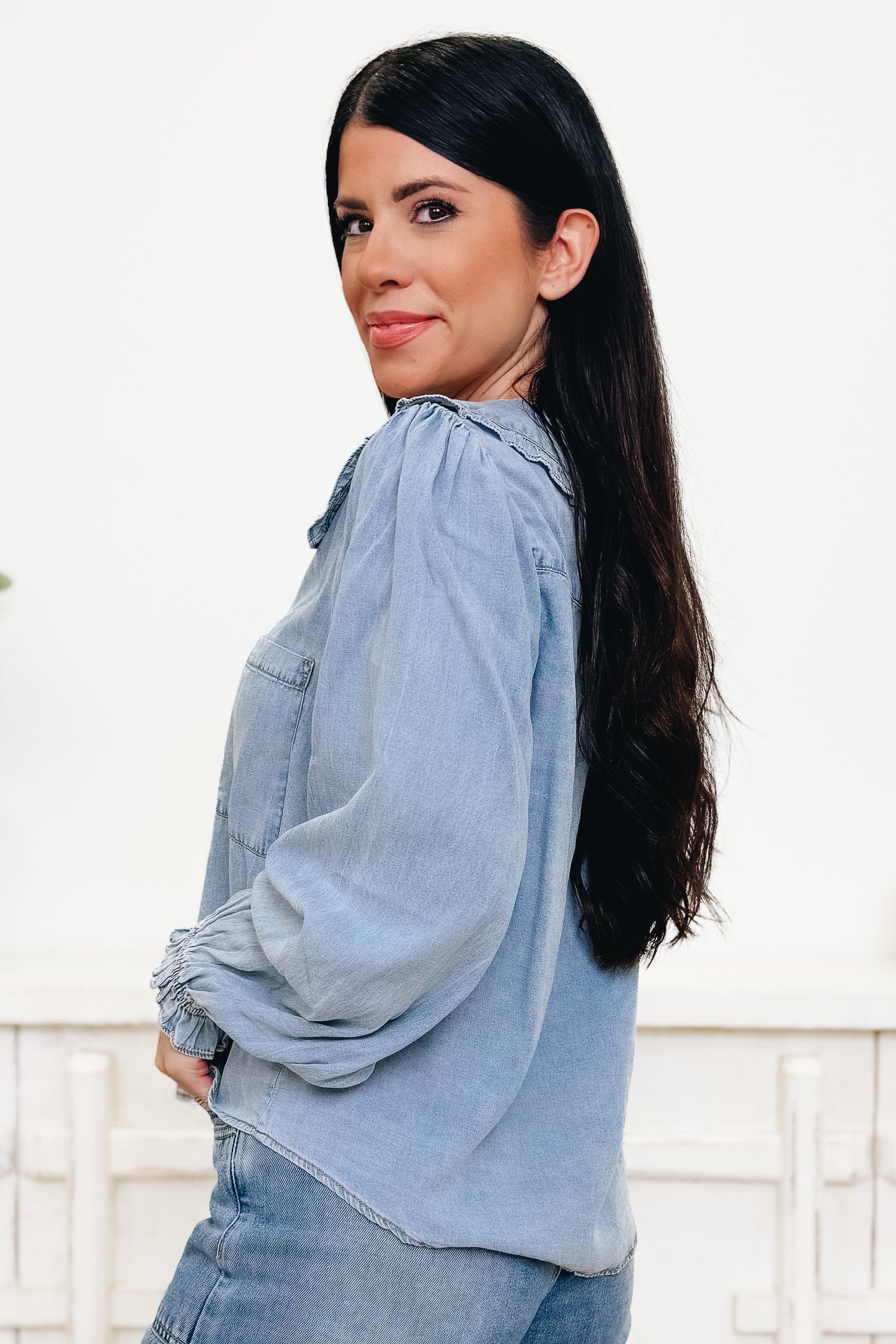 That's All Me Button Down Top