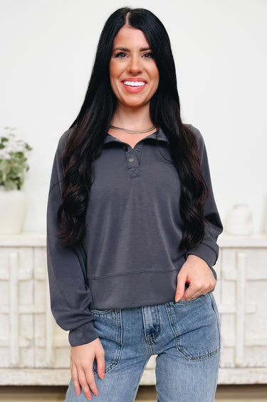 Skyline Soft Henley Pullover - 2 Colors!
