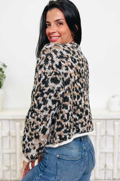Shepard Of Leopard Cardigan
