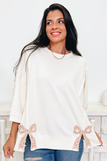 Tied Up In Cute Top - 2 Colors!