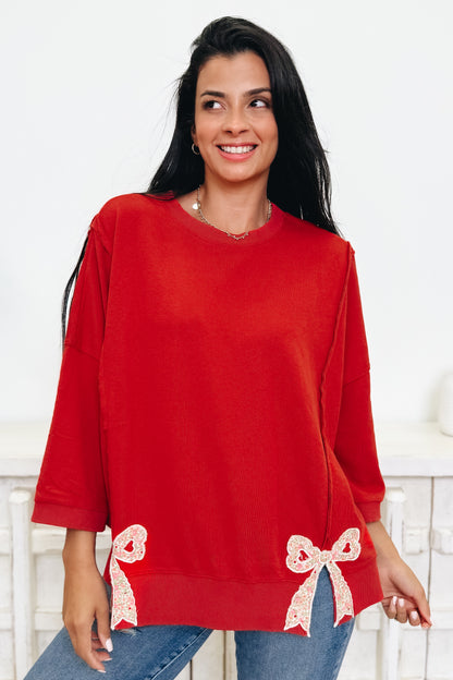 Tied Up In Cute Top - 2 Colors!