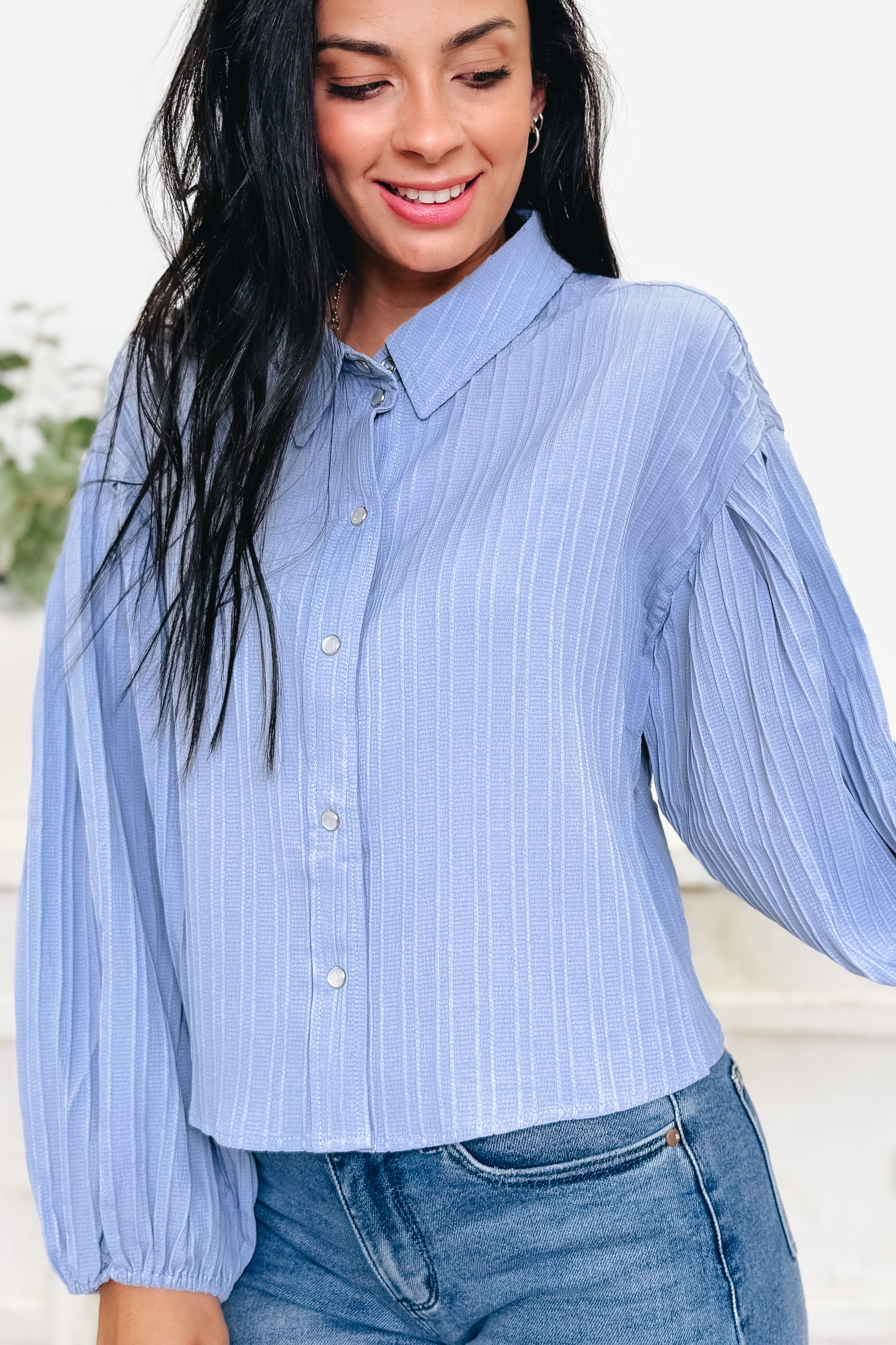 Bubbly Perspective Top - 3 Colors!