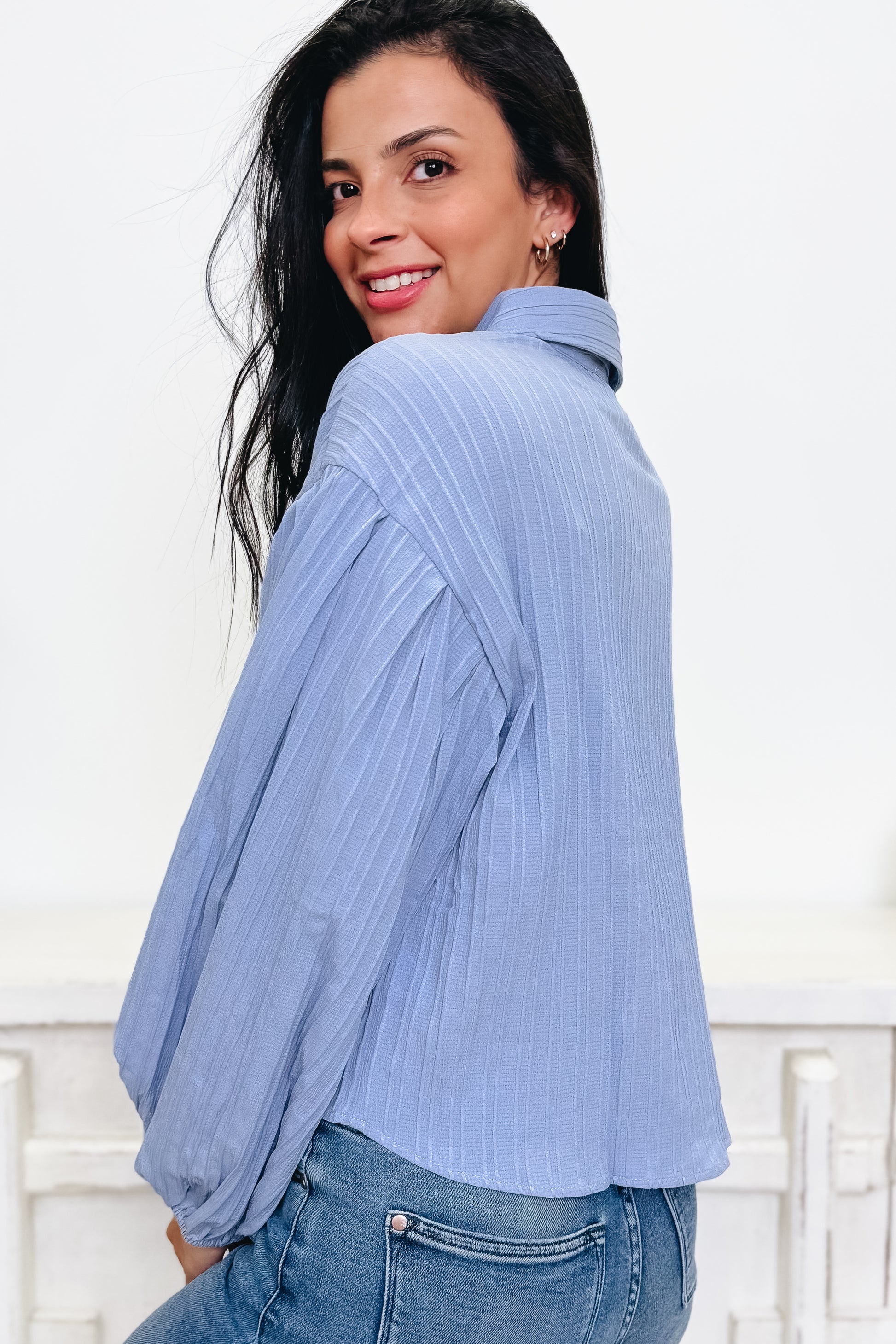 Bubbly Perspective Top - 3 Colors!