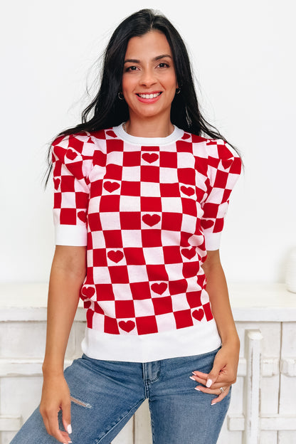 Checking The Boxes Sweater - 2 Colors!