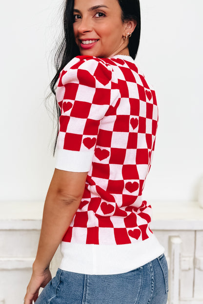 Checking The Boxes Sweater - 2 Colors!