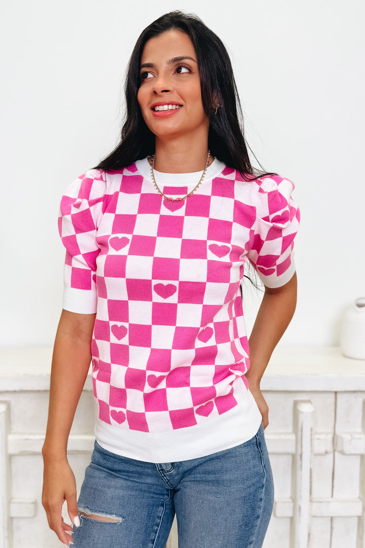 Checking The Boxes Sweater - 2 Colors!