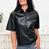 The Pleather Is All Mine Top - 3 Colors!