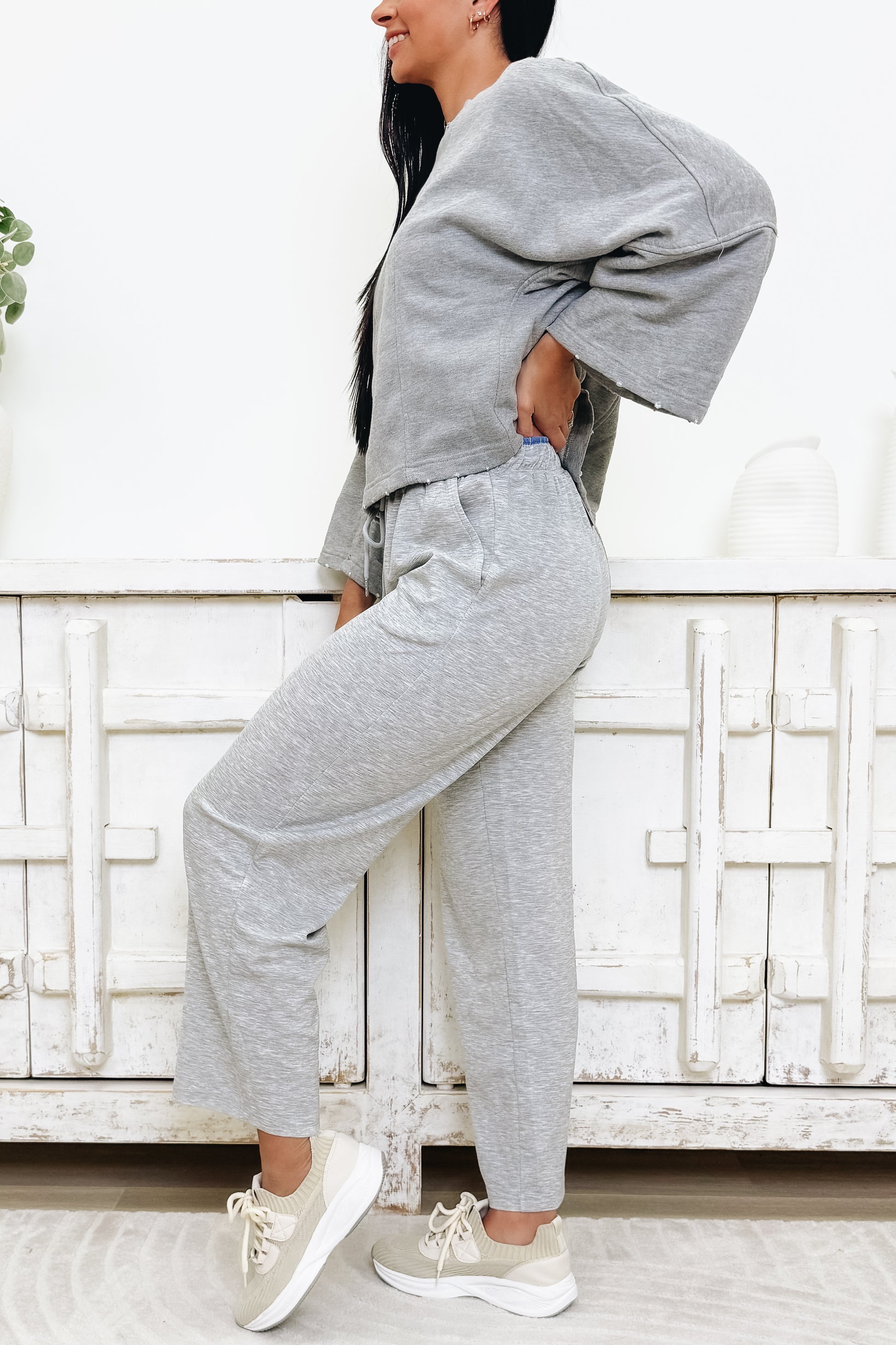 Washed Away Sweatpants - Grey