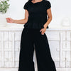 Sugar & Sweet Pants Set - Black