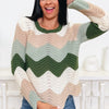 Savory Waves Sweater Top - 2 Colors !