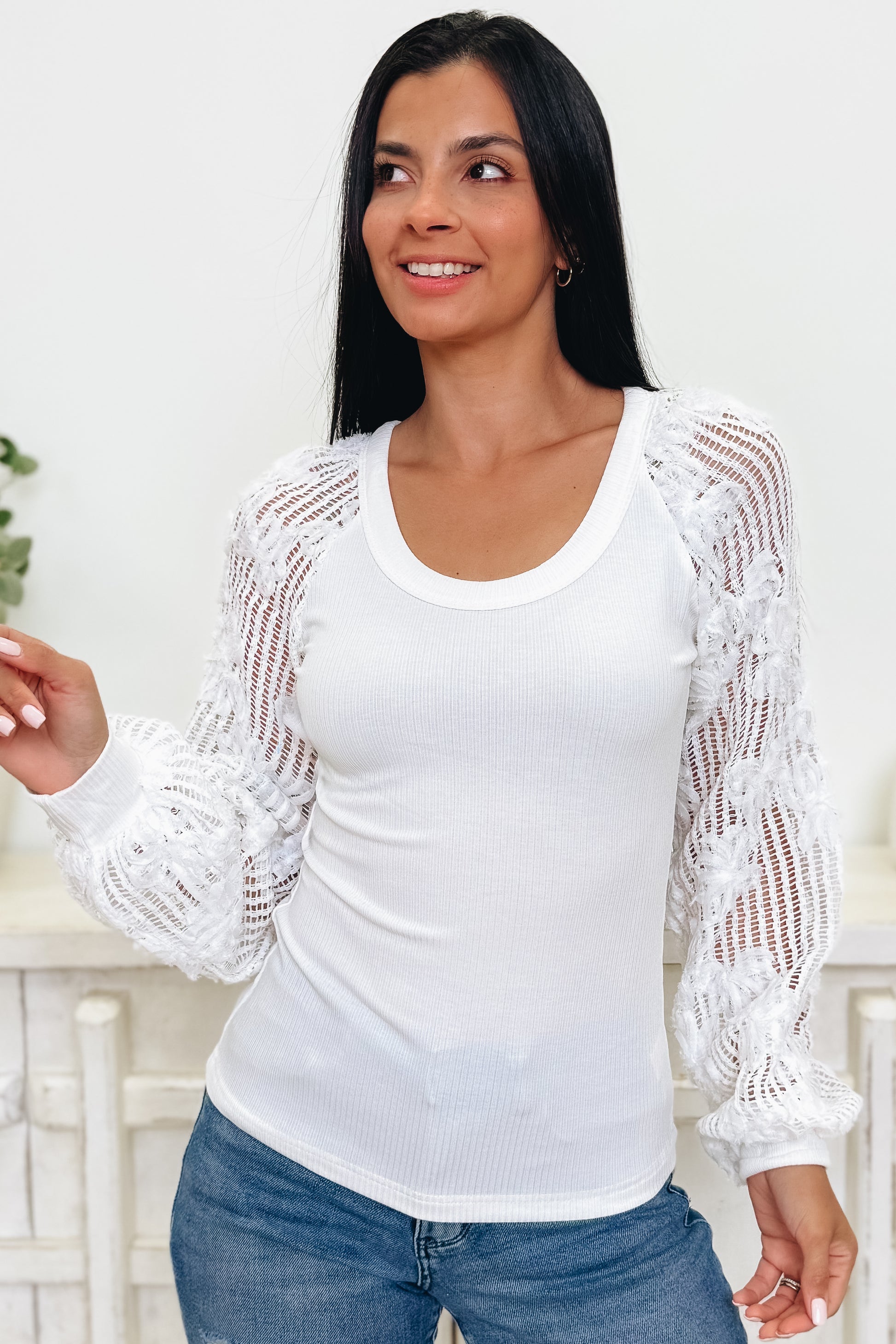 Float Like A Butterfly Top - 2 Colors!