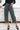 EverEase Mid Rise Washed Corduroy Barrel Jeans - Olive
